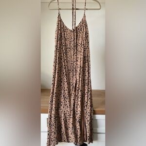 Abercrombie midi dress with front slit